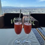 ピーク・ラウンジ - あまおう苺とジンジャーシロップのノンアルカクテル