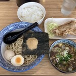 Menya Kotetsu - つけ麺＋ザンギ定食(1個)
                        ※GARAKUコラボ スパイシーザンギ