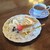 珈琲館 美しの森 - 料理写真:アップルパイとドリンクのセット