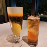 赤坂 桃の木 - ビールと紹興酒ソーダ割で乾杯