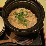 京都石塀小路豆ちゃ 横浜 - 浅利と牛蒡の羽釜ご飯