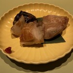京都石塀小路豆ちゃ - 自家製塩鶏の柚子胡椒焼き〜焼き野菜添え〜