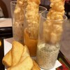 Ebi Chuuka Shinshin - プレーン、ピリ辛、パクチーの3種　ピリ辛は全然辛く無いけどクリーミーで後引く味！！うまー
