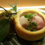 日本橋笈川 - 2014.1　アオリイカと寒ブリ