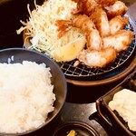 Ton Tei - エビフライ定食1300円税込