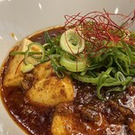 温や - サウナ飯麻婆麺¥950内　ねっとり濃厚シビ辛熱々美味い。追い飯すればよかった。美味い。