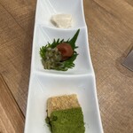 Hinata - 胡麻豆腐＆お漬物＆わらび餅！