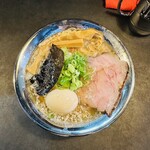 RAMEN HITONI YASASHIKU - 【あっさり（味玉.ｵｰﾌﾟﾆﾝｸﾞｻｰﾋﾞｽ）】