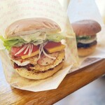 ゆふいんバーガーハウス - 料理写真:No.1 ゆふいんバーガースペシャル　　1,680円
No.2 てりやきタマゴバーガー　　860円