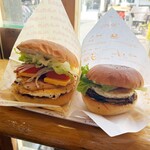 ゆふいんバーガーハウス - No.1 ゆふいんバーガースペシャル　　1,680円
No.2 てりやきタマゴバーガー　　860円