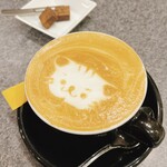 CAFFERA ジェイアール京都伊勢丹店 - カプチーノ(HOT・ミニ菓子付)
