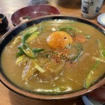 衣笠そば - カツカレー丼╰(*´︶`*)╯♡