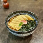 茅場町 長寿庵 - 若竹そば(3月)