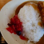 やぶ善 - 瑞々しく真っ赤な"福神漬"はなくてはならない存在。