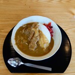 やぶ善 - かつカレーライス、1,200円。