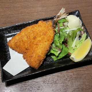 Fried horse mackerel 400 yen (tax included)