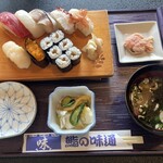 Sushi No Ajitsuu - ランチ握り寿司1,000円