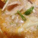 おおぎやラーメン - 無料ライスでリゾットに✨