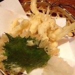 亀は萬年 - しらうおの天ぷら