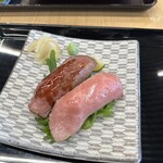 謙信亭 - 米沢牛寿司盛合せ950円