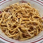 蒙古タンメン中本 - 北極ラーメン(スペシャル超固め、スープ少なめ)、バター、背脂