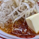 蒙古タンメン中本 - 北極ラーメン(スペシャル超固め、スープ少なめ)、バター、背脂