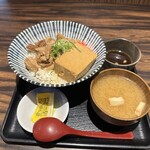 Nikudoufuto Remonsawa Taishuushokudou Yasubee - 【2024.3.4(月)】がっつけ肉丼（並盛・200g）768円→668円