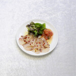 [Appetizer] Sea bream carpaccio (1 serving)