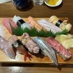 海鮮･寿司処 大漁 - 寿司ランチ（税込み１３００円）