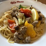 ジョリーパスタ 小牧店 - サルシッチャと彩り野菜のペペロンチーノ