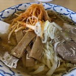 平野屋 - ネギは豆板醤で和えたもの♪