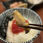 酒肴場 屯 - コリッコリのあわび入り！