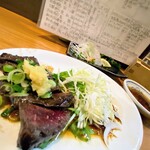 旬菜と海鮮　森田屋 - 鯨生姜焼き