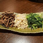 焼肉ホルモン はねいし - ナムル盛り合わせ