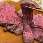 Roji-oku - 京丹波平井牧場の平井牛のローストビーフがやわらか〜い♥️