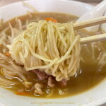 三ちゃん - 味噌ラーメン の麺