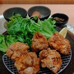 越玄一斗 - 若鶏の極み唐揚げ定食 ￥1210 唐揚げ