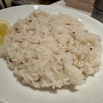 北海道スープカレー Suage - 赤米いりのライス！