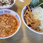 てっぱつ屋 - 勝浦たんたんつけ麺+メンマトッピング