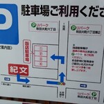 そば処 紀文 - 駐車場