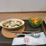 ベーカリーカフェクラウン - グラタンセット