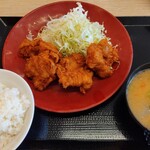 かつや - から揚げ定食