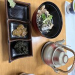 Washokudokoro Kobayashi - 金目鯛とあおさ海苔のお茶漬け