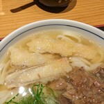 釜喜利うどん - ごぼう天