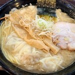 Mendokoro Tabushi - 熟成醤油らーめん+ワンタン