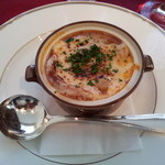 リバージュ イソヤマ - 【スープ】自家製 旬野菜のグラタンスープ