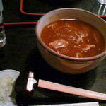 更科 - 「カレー南蛮そば：650円」寒いときはこれに限りますね。とても美味しくてお値段リーズナブル。お店の雰囲気も気さくな感じでくつろげます。