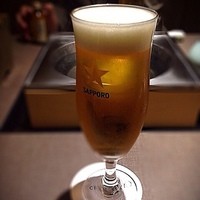 京都つゆしゃぶCHIRIRI 京橋店 - サッポロ生で乾杯！