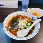 えーちゃん食堂 - ラーメン+生玉子