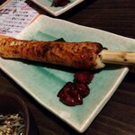 個室完備居酒屋 極上肉×美味海鮮之饗用 茜屋 秋田站前店 - きりたんぽ　味噌。